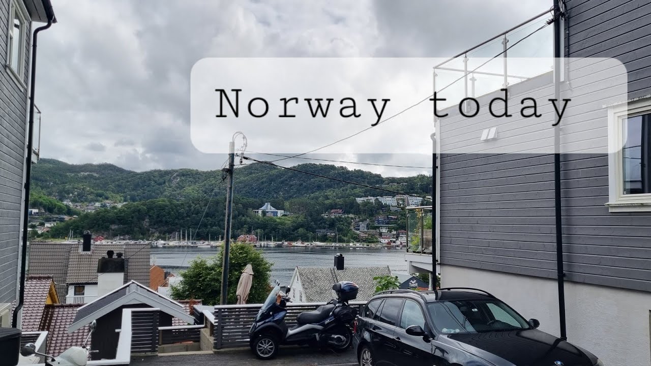 Stavanger and Sandnes walking tour. Summer in Norway.