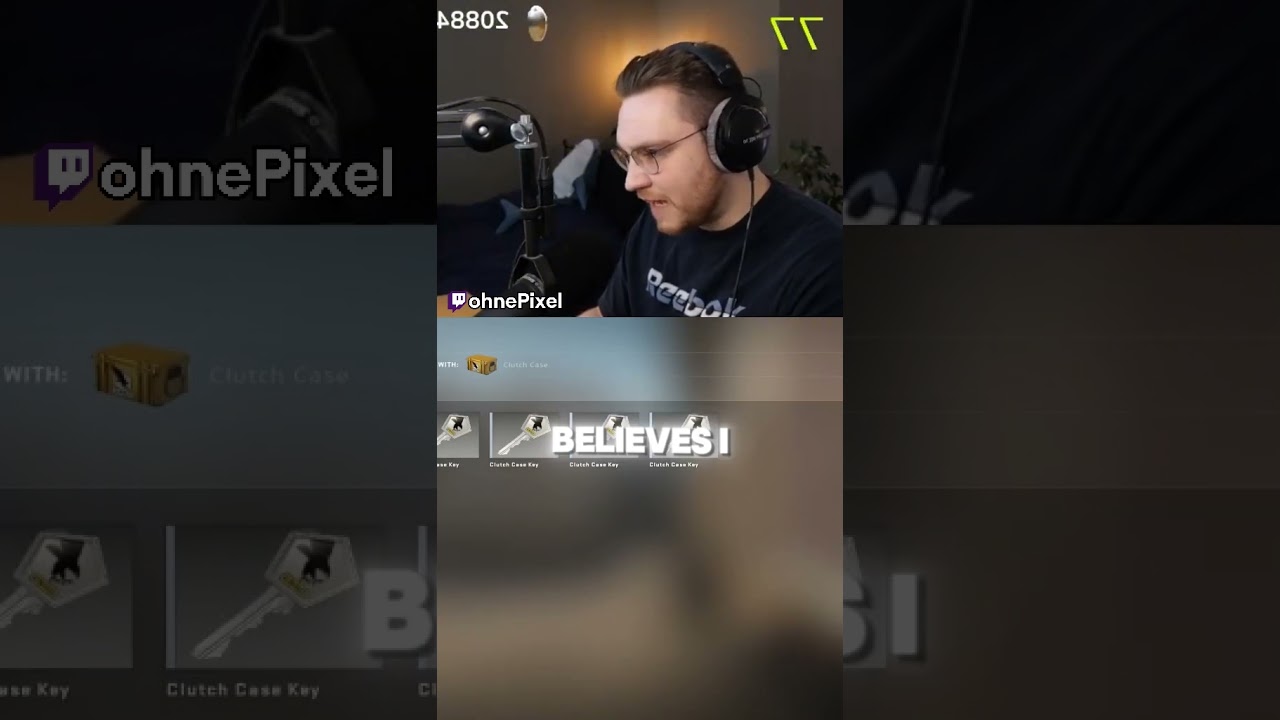 random told ohnePixel to OPEN CASES... 😭