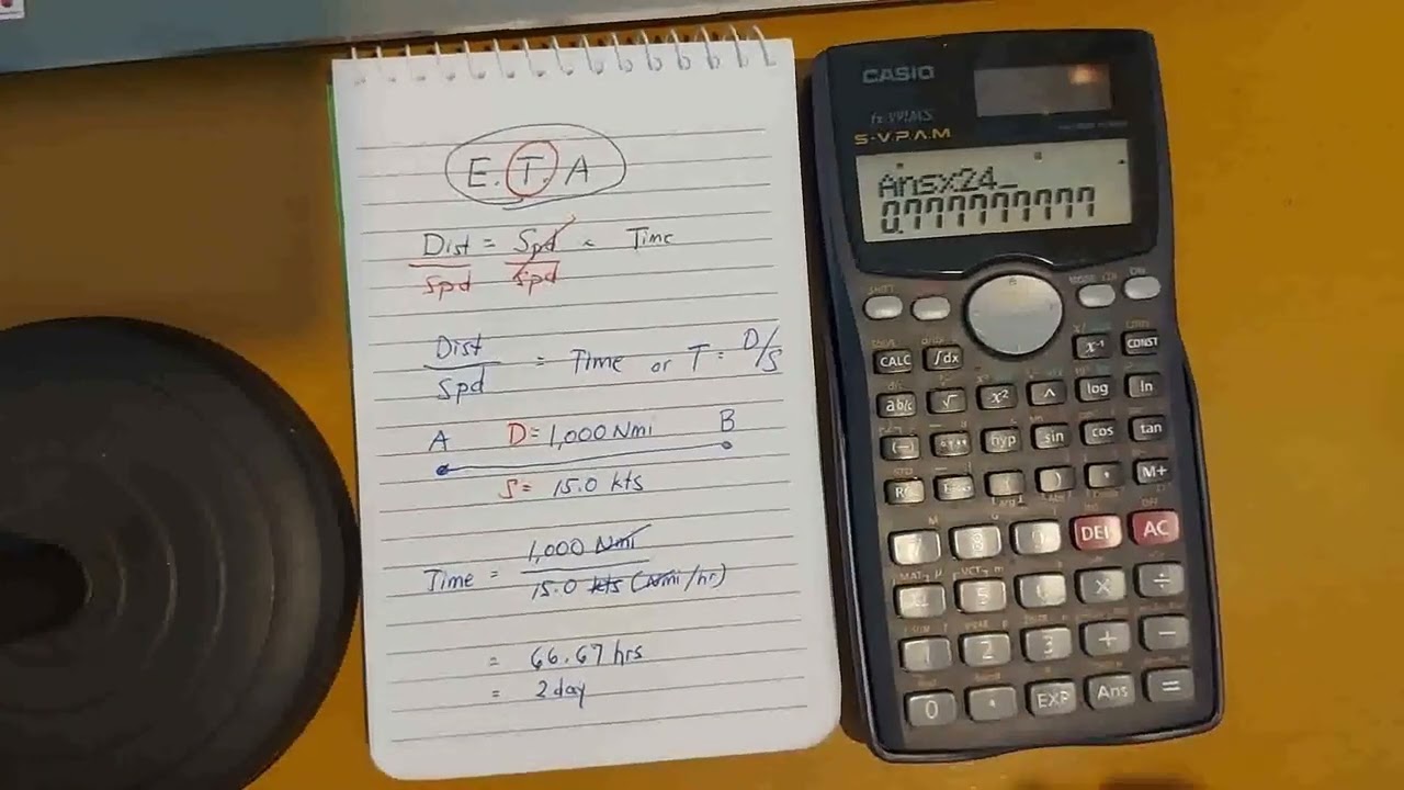 ETA Calculation with explanation (Basic and Simple)