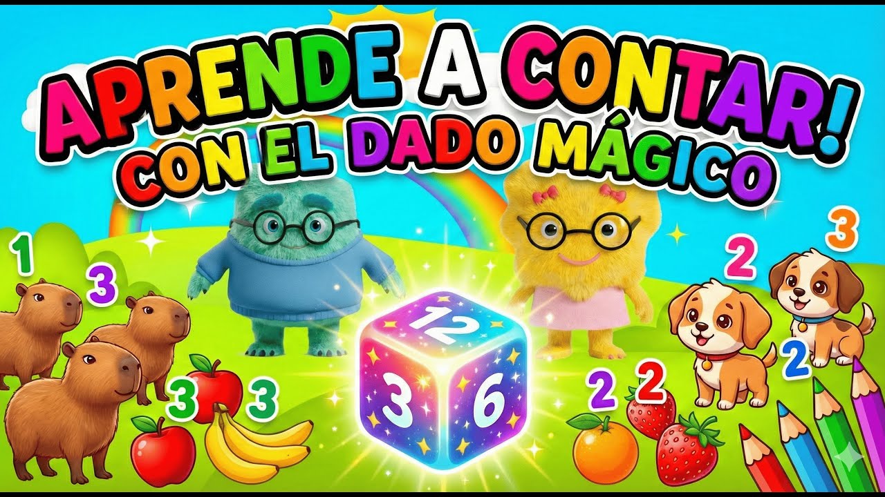  🎲 El Dado Mágico de los Números | Juego Educativo Infantil