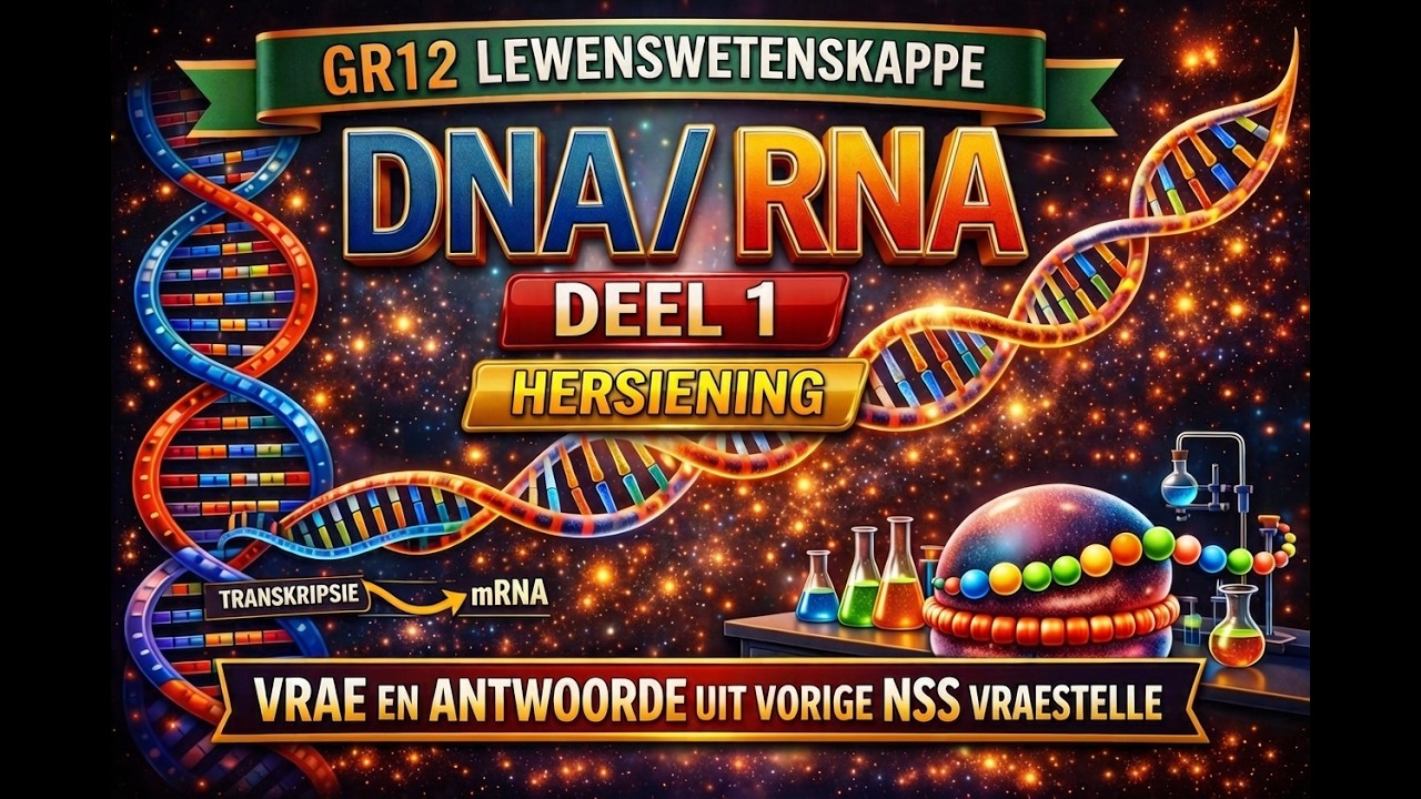 GR12 Lewenswetenskappe Eksamen Hersiening DNA RNA DEEL1