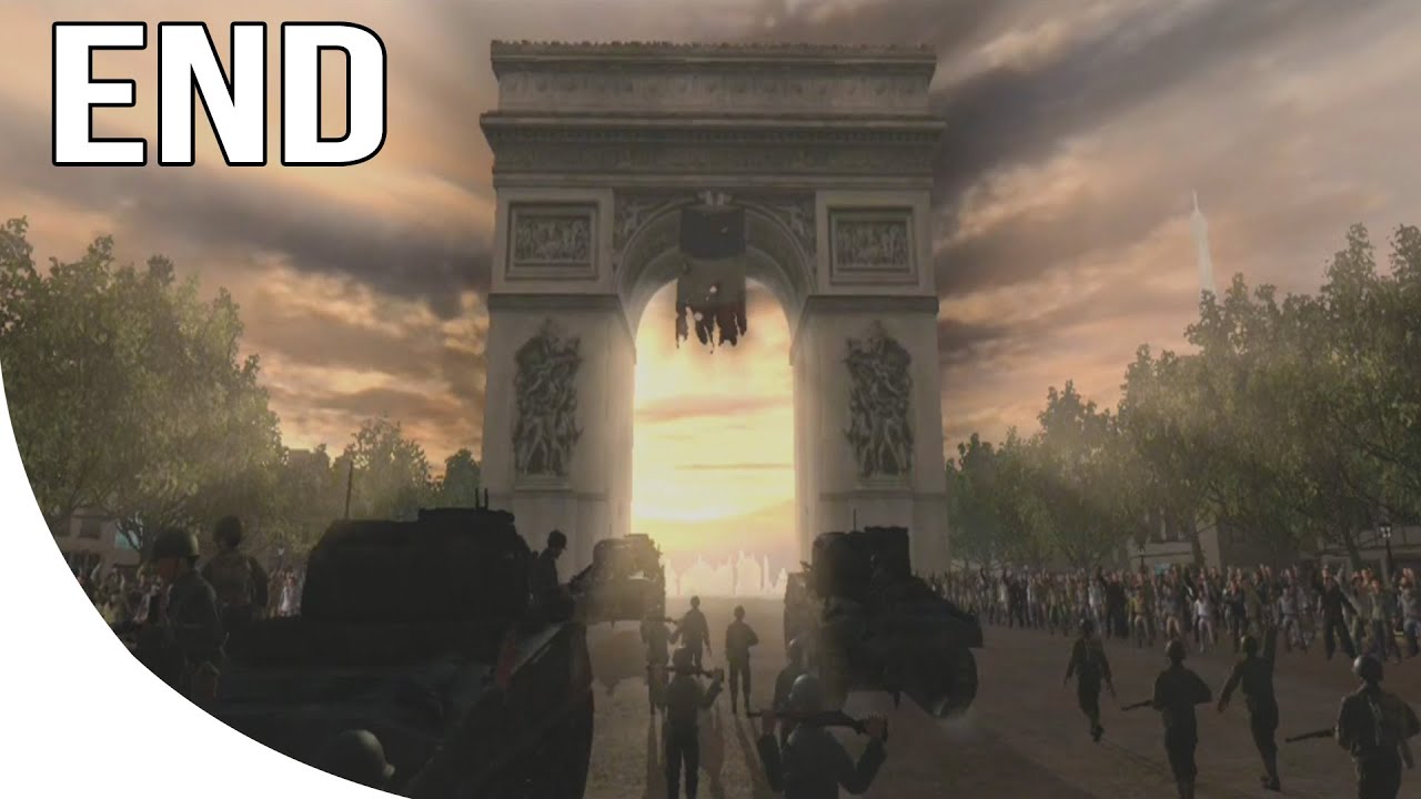 Call of Duty 3 Gameplay Walkthrough ENDING  No Commentary Let's Play - Chambois