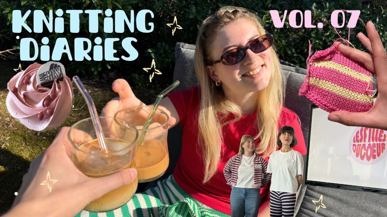 XXL Vlog: Strickprojekte, Lana Grossa besuchen, neues WG Zimmer, Strickpicknick und Stoff-Haul