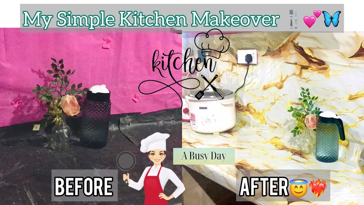 My kitchen simple makeover | simple lunch preparation 