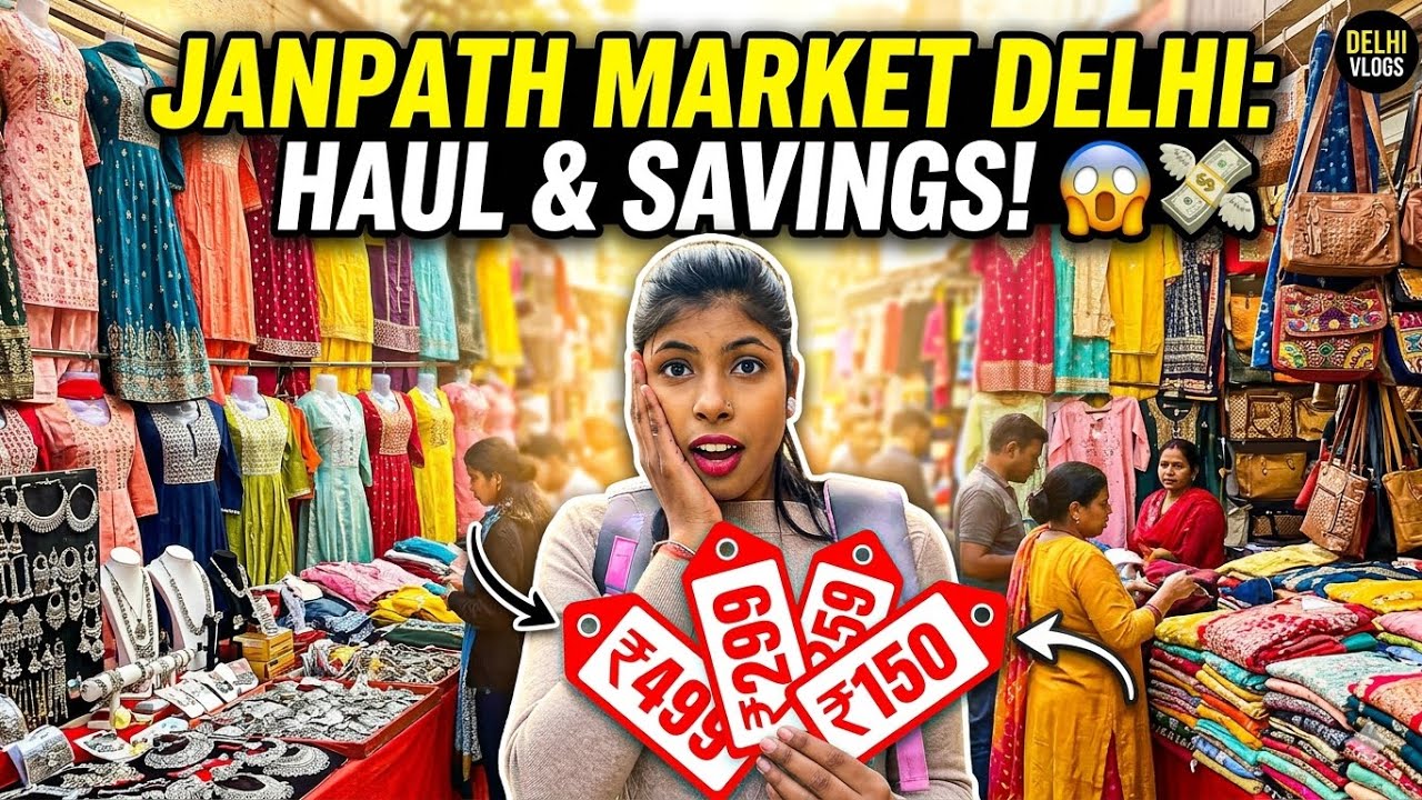 Janpath Market Latest Summer Collection March 2026 | Street Shopping Delhi 🛍️ #janpathmarket 