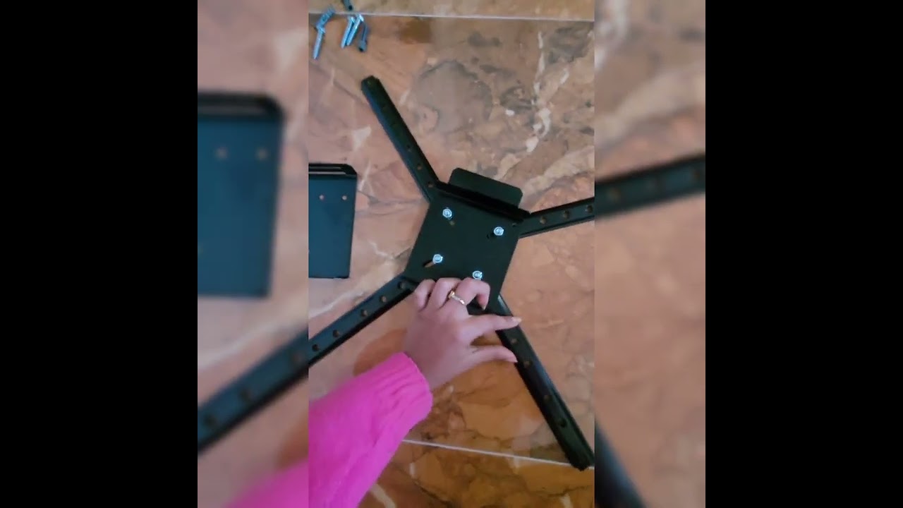 COMO INSTALAR O SUPORTE UNIVERSAL DA  BRASFORMA MODELO SBRP 110 NA SMART TV ULTRA HD 4K TOSHIBA 55