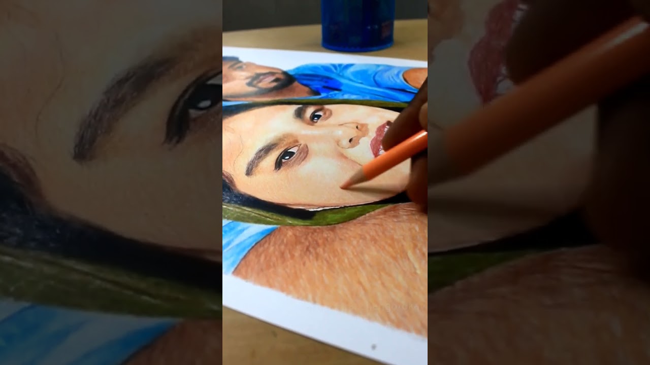 colour pencil drawing Malayalam #drawing