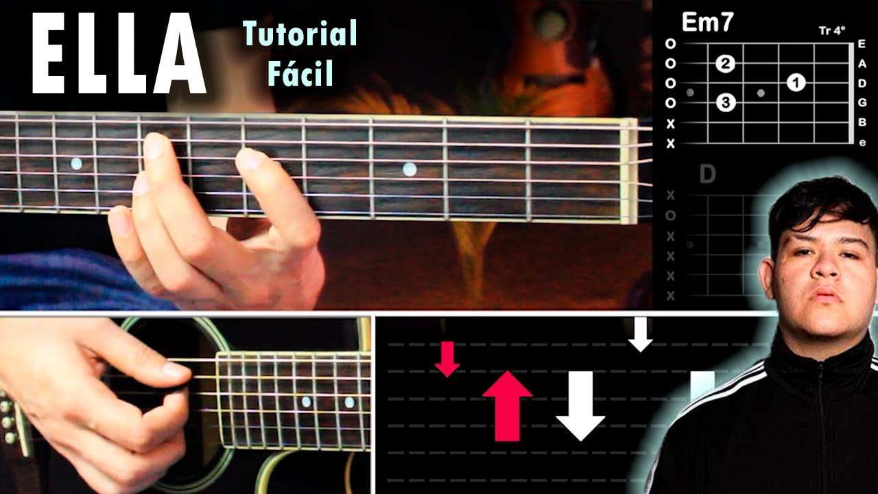 Ella - Junior H GUITARRA Tutorial | Acordes