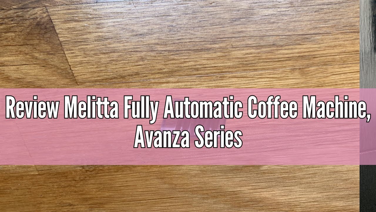 Review Melitta Fully Automatic Coffee Machine, Avanza Series 600, Art. No. 67677567, Stainless Steel