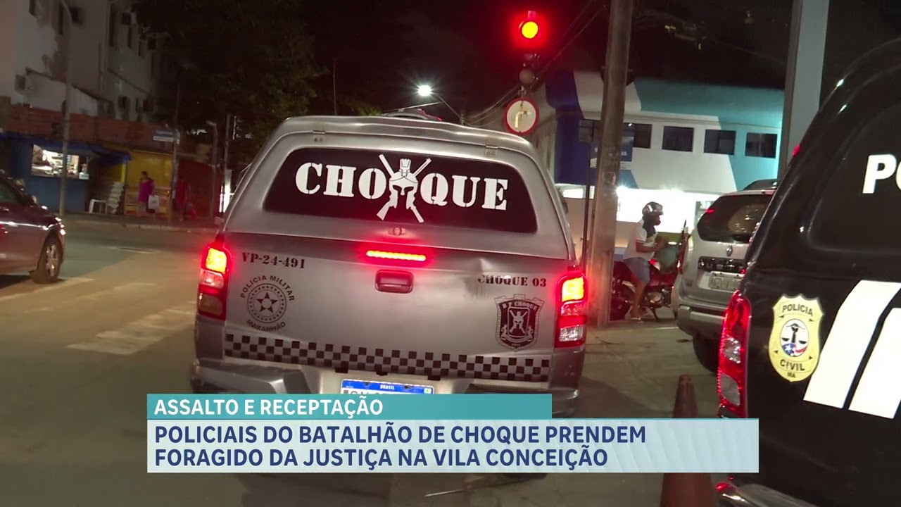 Batalhão de Choque prende foragido da justiça na Vila Conceição