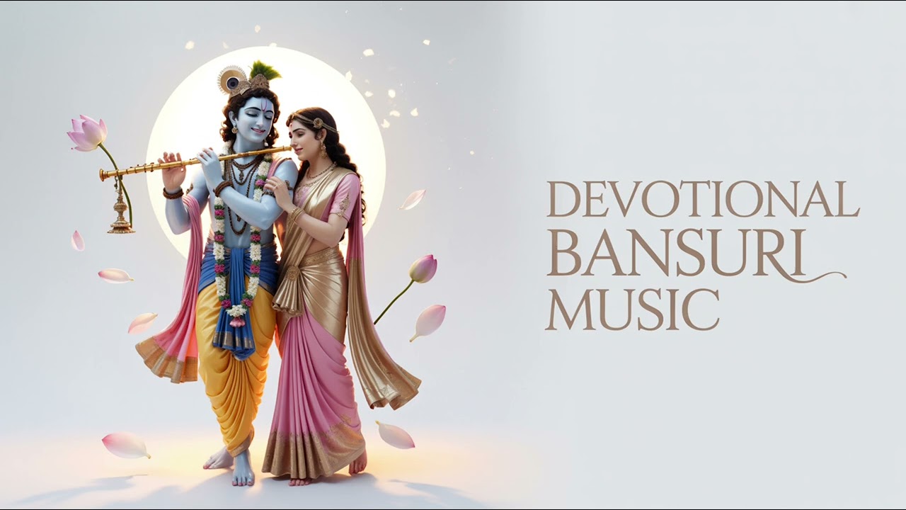 Devotional Bansuri Bliss &ndash; Radhe Krishna Divine Flute Meditation Music