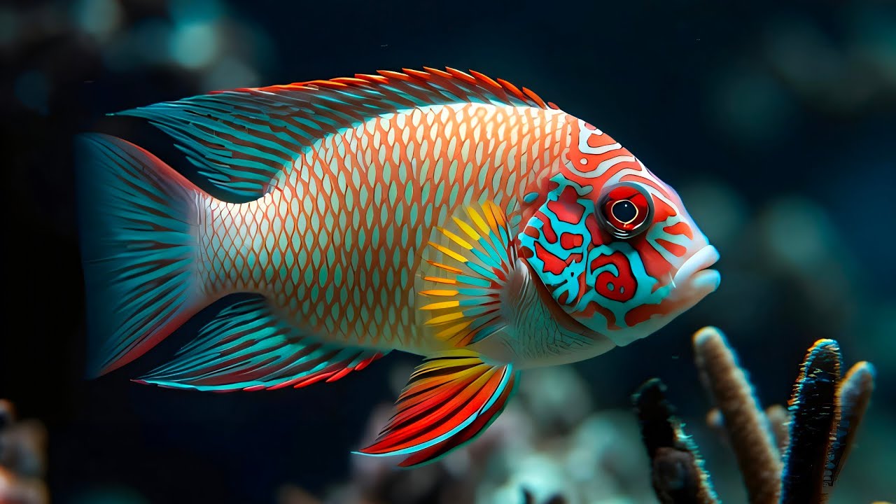 Underwater Coral Reef with Colorful Fish | Living Colors of the Reef