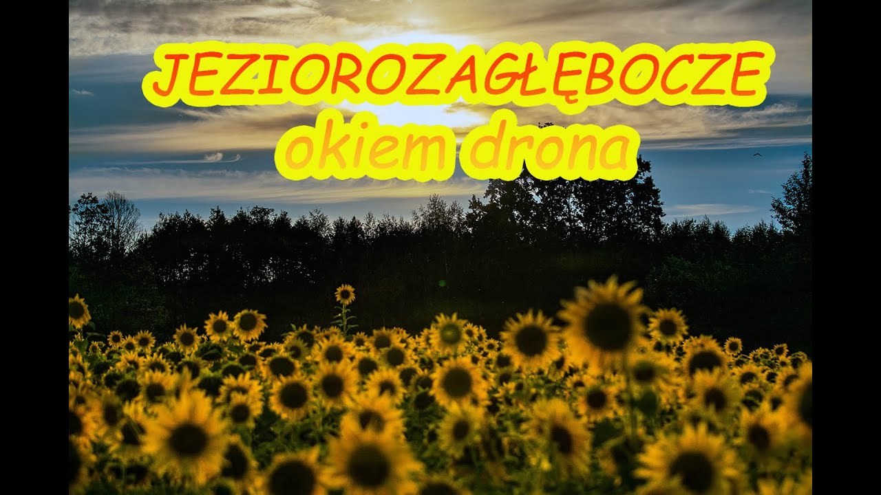 Jezioro Zagłębocze widok z drona.