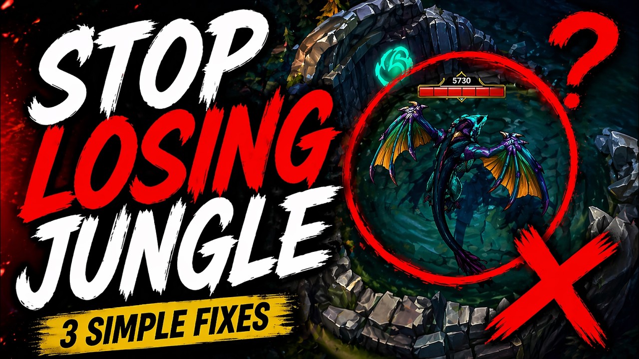 Stop Losing Jungle — 3 Simple High Elo Strategies to Instantly Win More