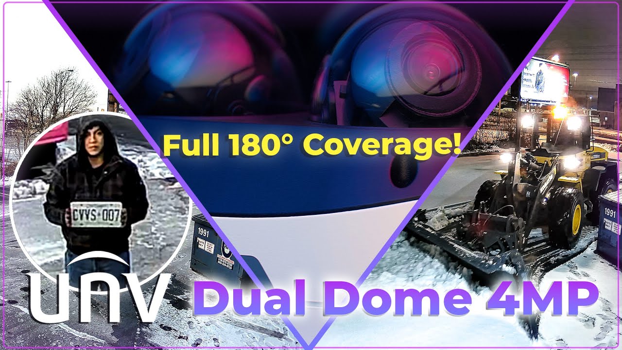 Two Security Cameras in One? Uniview 4MP Dual Dome Testing & Review (IPC3224SS)