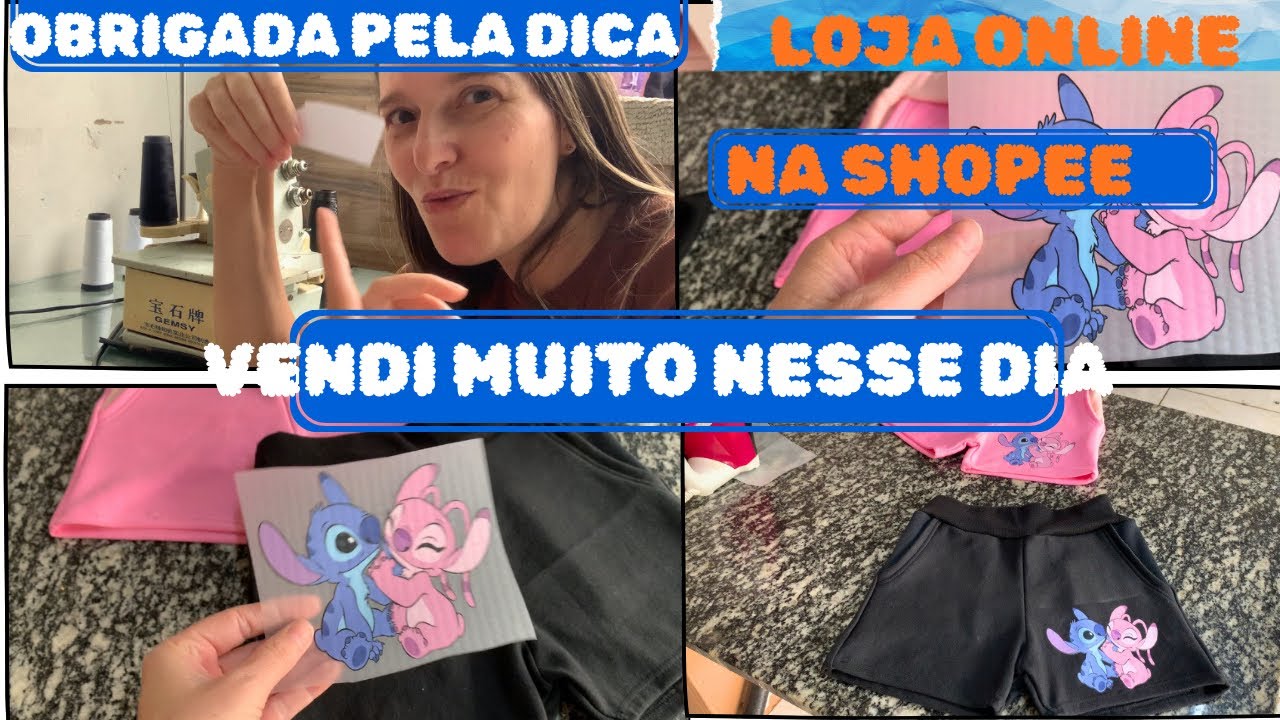 🥇 “Consegui costurar depois do desabafo 🥹 e foi um dia de muitas vendas na Shopee”