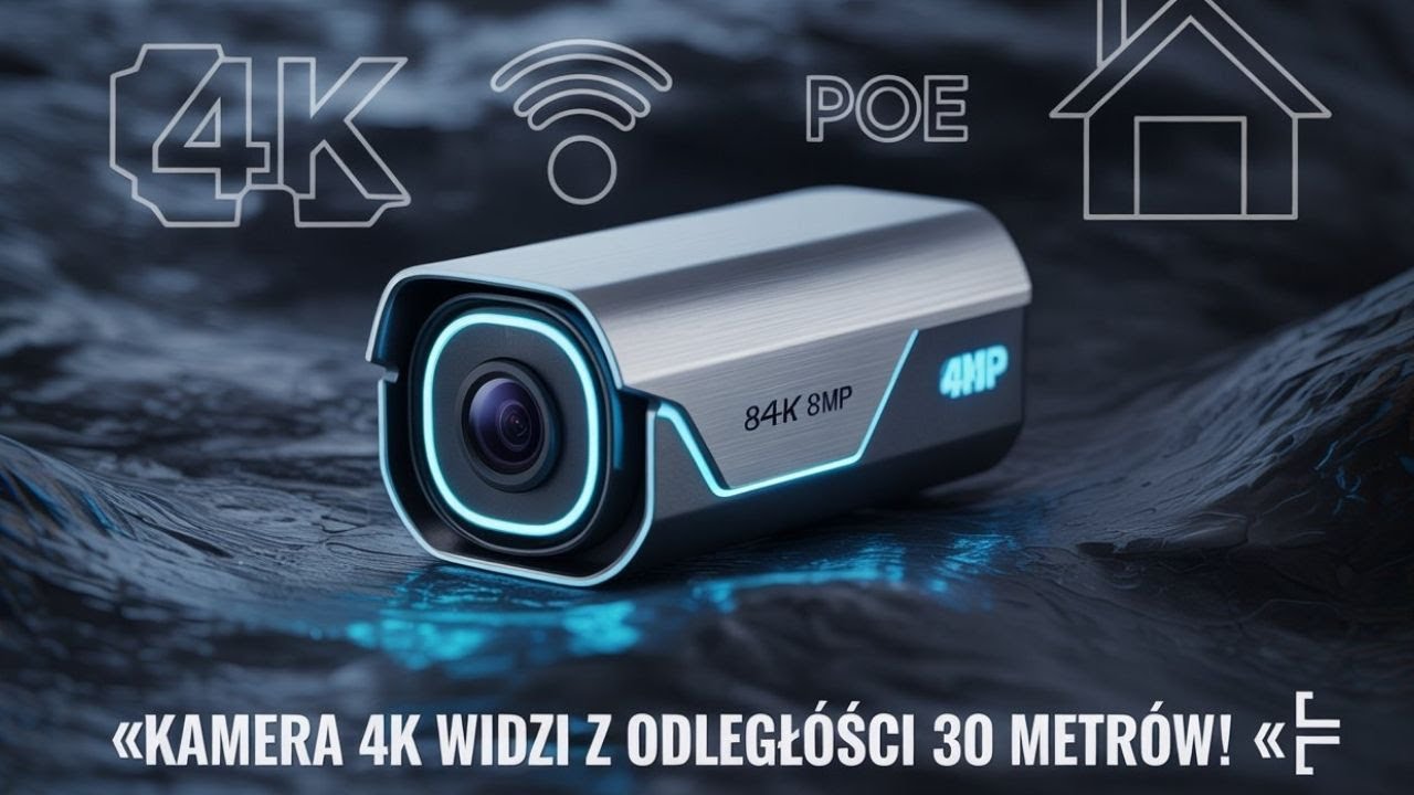 Kamera PTZ 8MP 4K z 50X Zoomem &ndash; Zobacz Jak Działa Auto Tracking !
