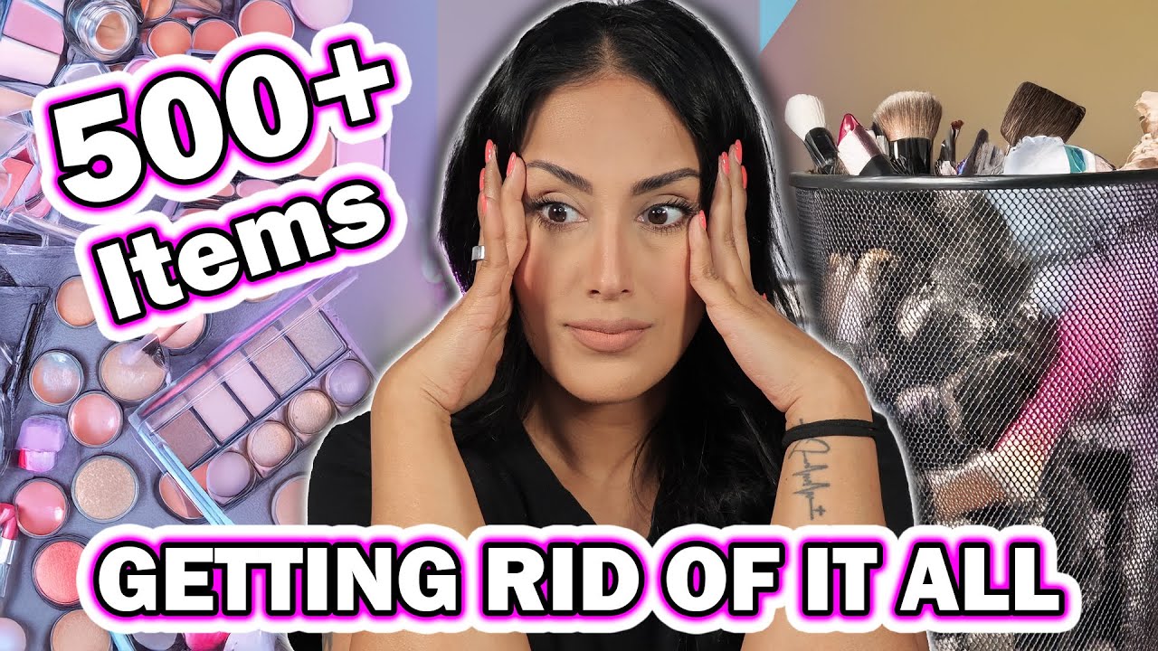 I’m Finally Letting Go After 8 Years! MASSIVE MAKEUP DECLUTTER