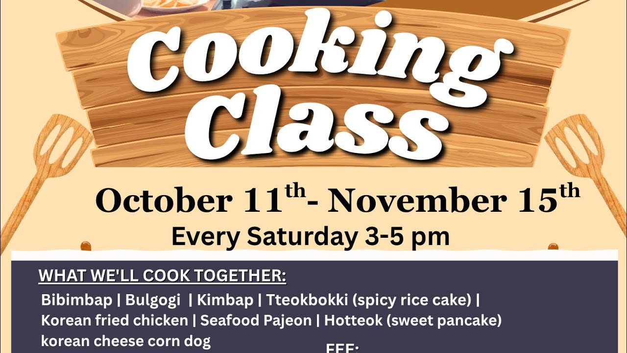 Famous Asian food Fest Cooking Class 