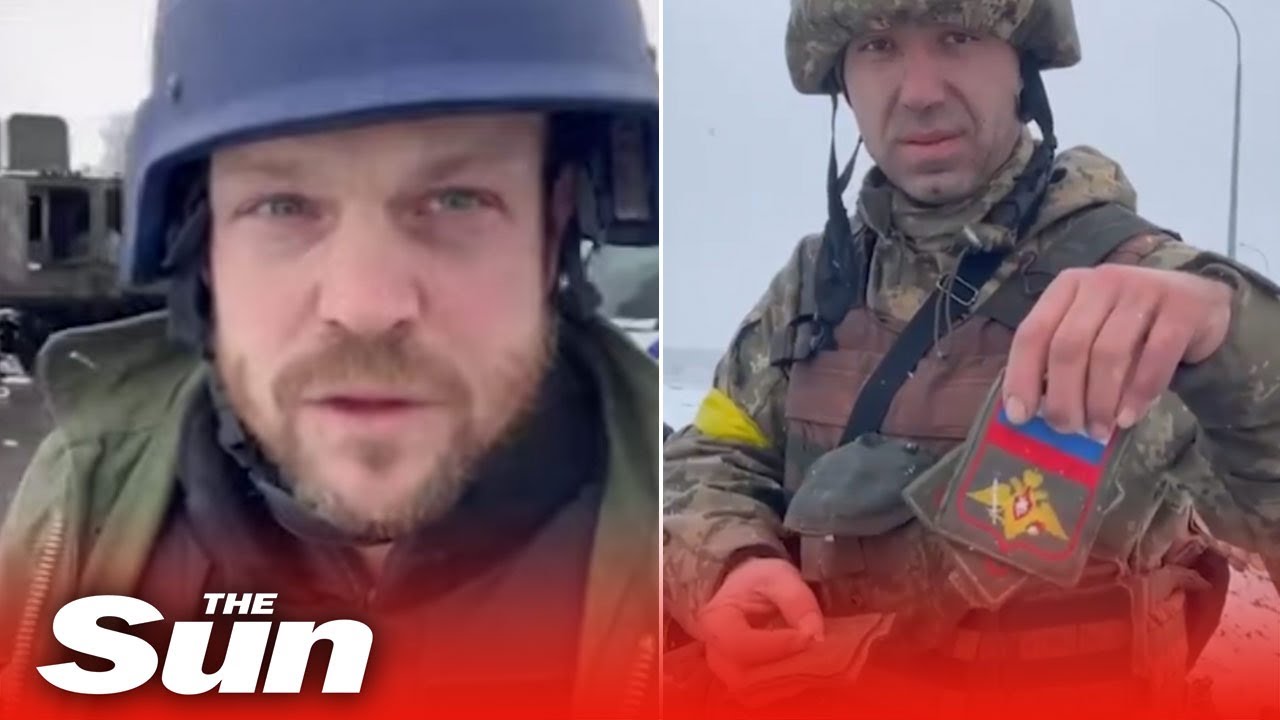 Inside Ukraine invasion front line exclusive - Sun reporter takes cover from Russian shells