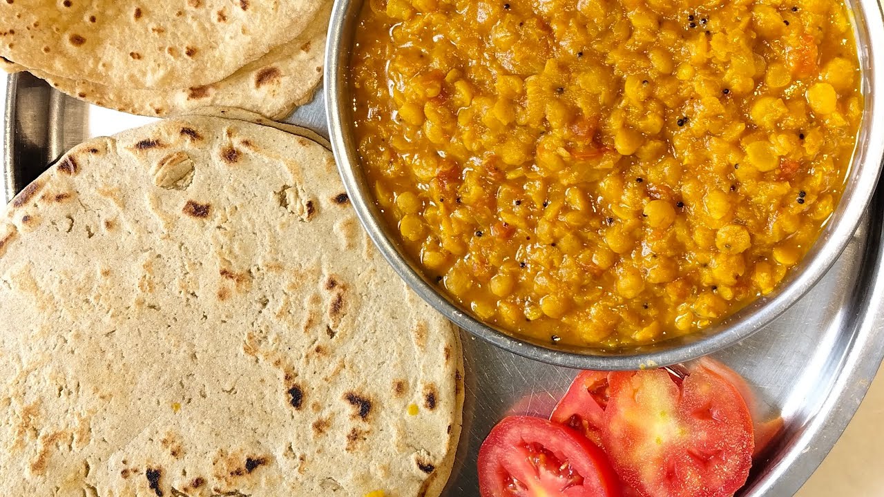 Jawar ki roti aur chanadal🍚🍛