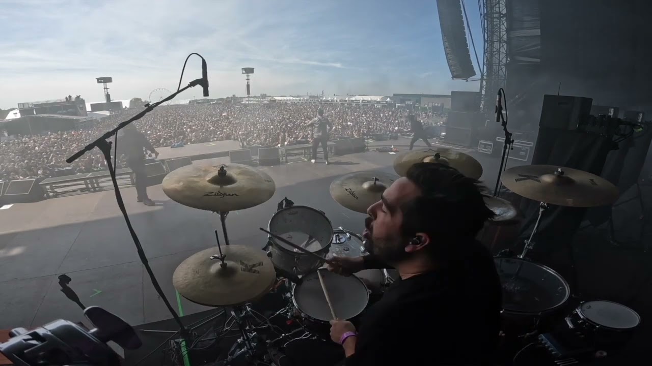 Connor Denis | Beartooth | The Lines | Live Drum Cam (Graspop)