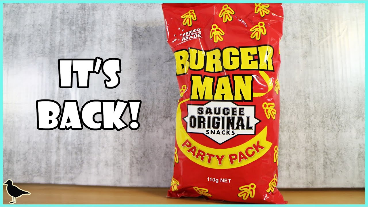 Burger Man Saucee Original Snacks Review! They're back! | Birdew Reviews