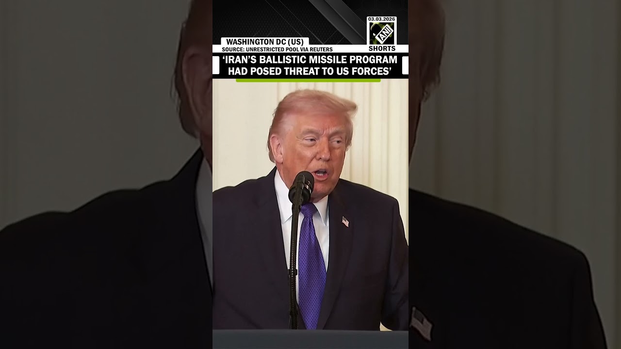 Trump says Iran's growing ballistic missile program had posed threat to U.S. forces
