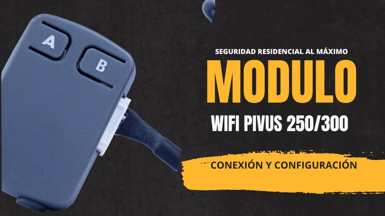 📡 Conexión y CONFIGURACIÓN del MÓDULO WIFI para PIVUS 250/300 con APP | Controla tu motor