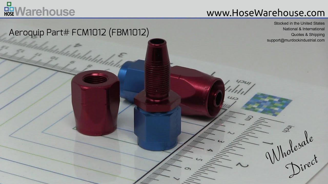 Aeroquip FCM1012 Female AN Reusable High Performance Racing Fitting