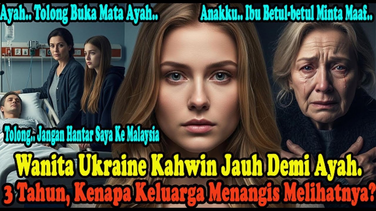 Demi Bapa, Gadis Ukraine Nikahi Jejaka M'sia. Keluarga Menangis Lihat Keadaannya 3 Tahun Kemudian!
