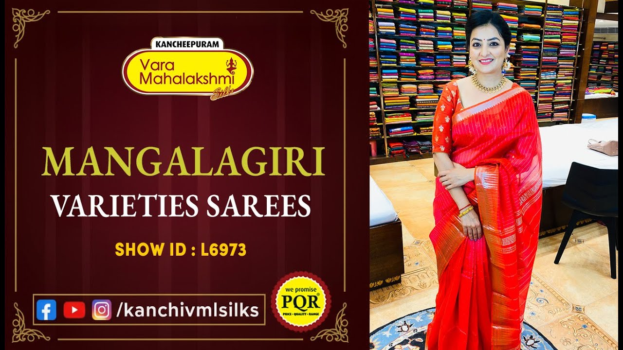 Mangalagiri Varieties Sarees | WhatsApp Number 89 0001 0002 | Kancheepuram Varamahalakshmi SilksLIVE