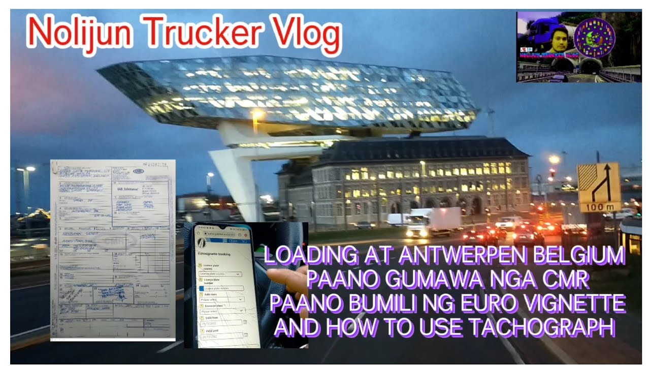 PAANO, GUMAWA NG CMR/AT BUMILI NG EURO VIGNETTE/ AT GAMITIN ANG TACHOGRAPH 🇪🇺🇵🇭🚛