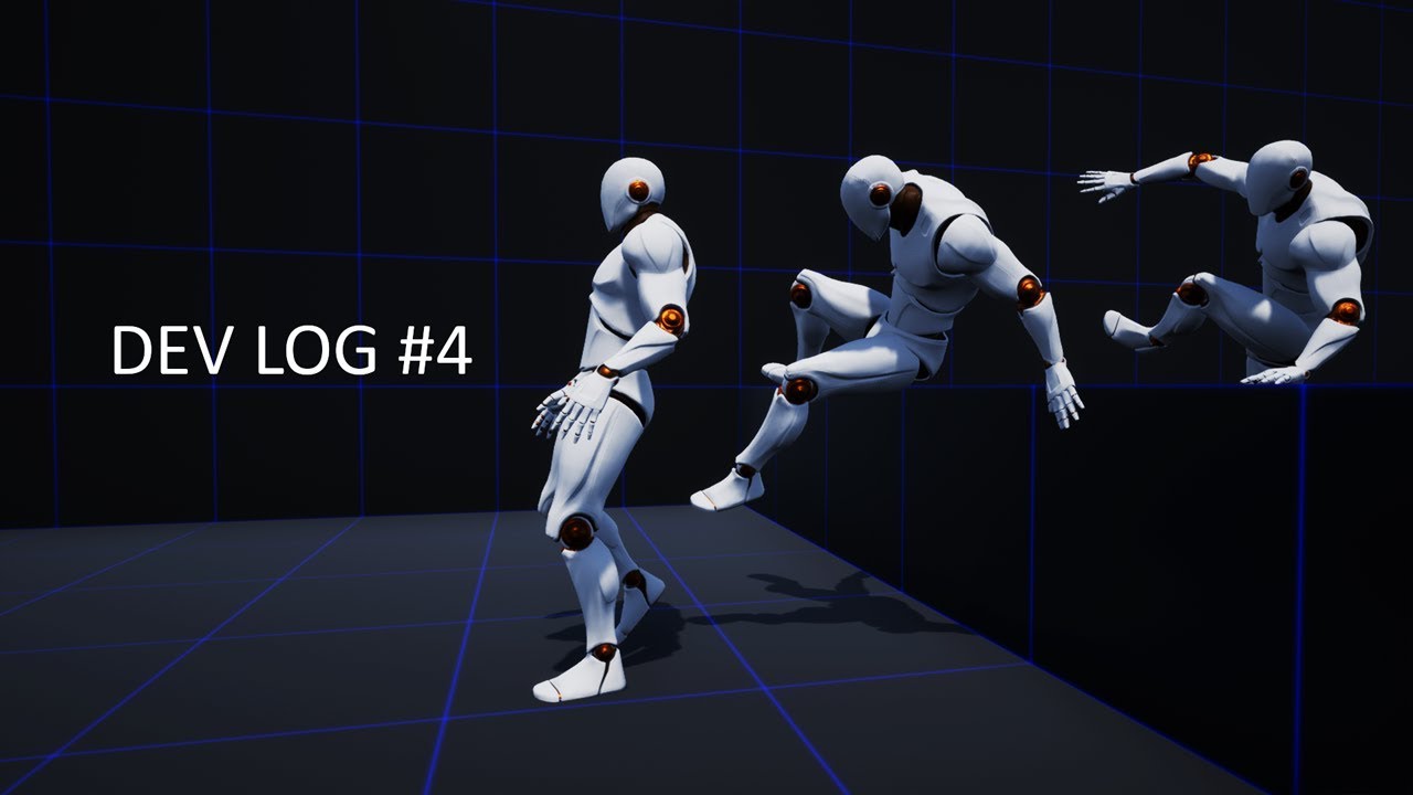 UE4 | DevLog #4 | Parkour Mechanics And First Person View | Root Motion Controller