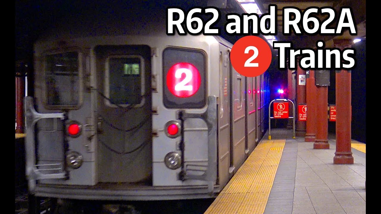 ⁴ᴷ R62s and R62As running on the 2 Line