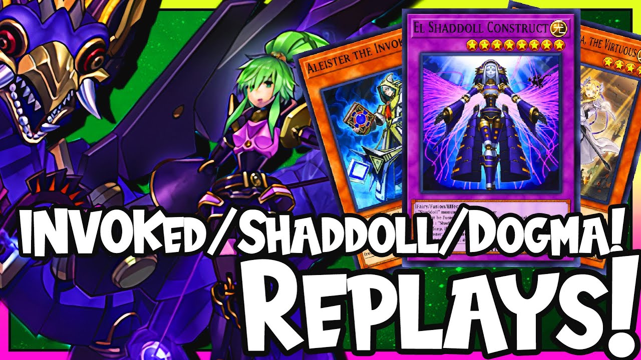 Invoked Shaddoll Dogmatika Yu-Gi-Oh! Master Duel Platinum Rank Replays (Info in Description)