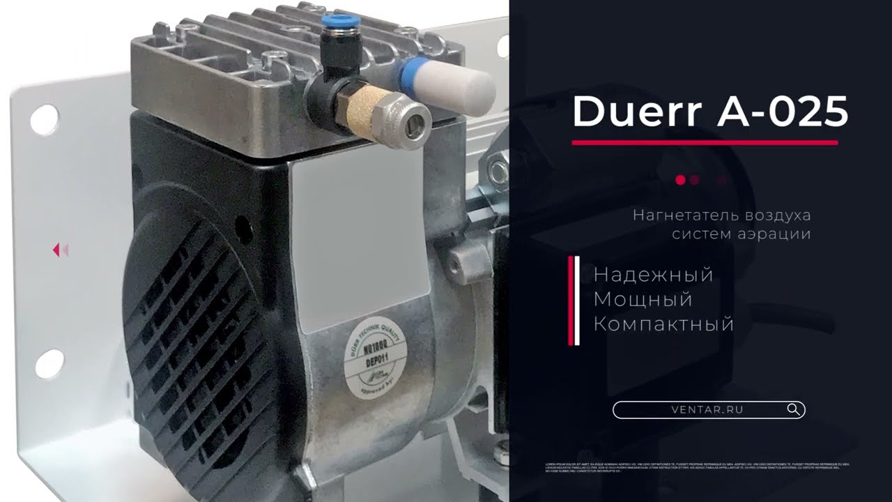 Компрессор Duerr для систем аэрации в водоочистке