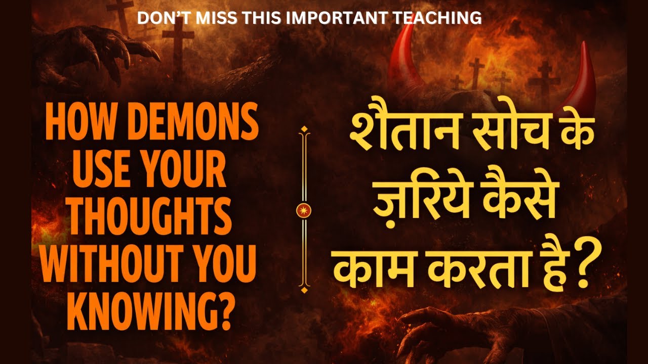How Demons Use Your Thoughts Without You Knowing | शैतान सोच के ज़रिये कैसे काम करता है |Dr.Arvind E
