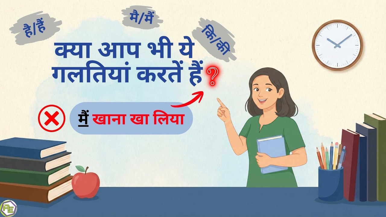 10 हिंदी गलतियाँ | Hindi Grammar Mistakes | Daily Hindi Speaking Mistakes | Common Hindi Grammar