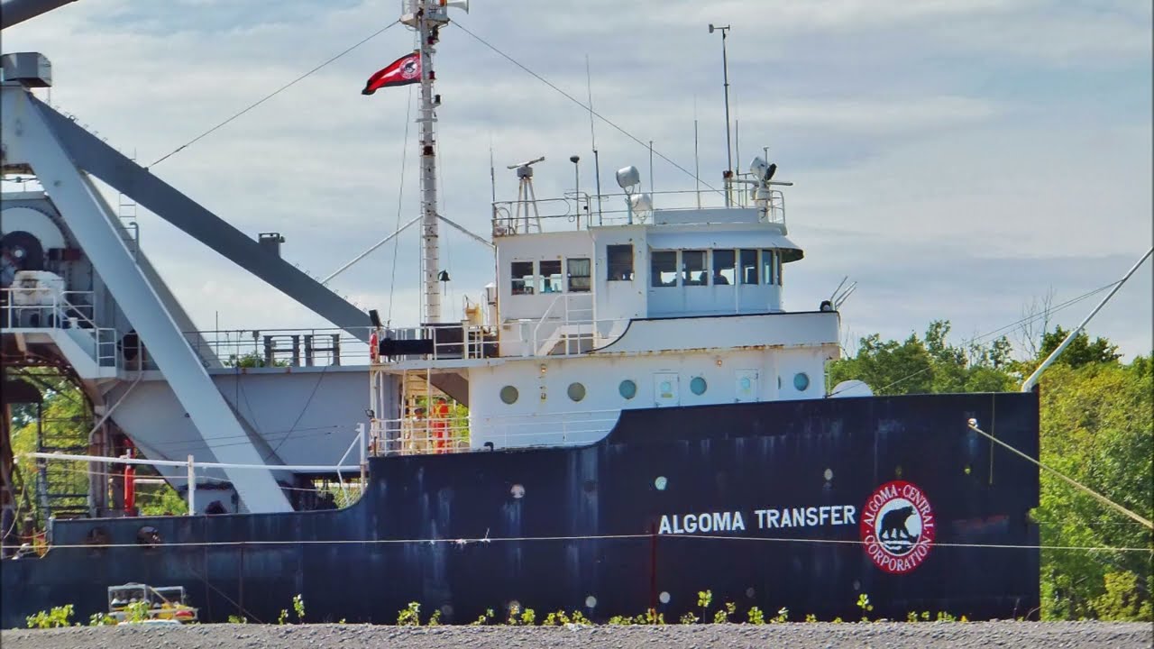 Remembering the 'Frankenship' ALGOMA TRANSFER, seen at Wharf 12, Welland Canal, 2011