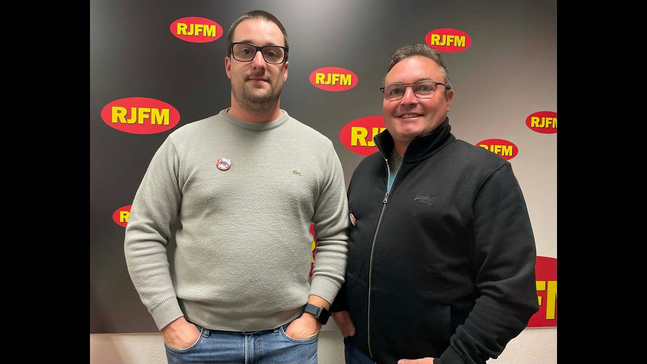 Dorian Durban et Laurent Bourdier, délégués syndicaux CGT, élus CSE chez Erasteel à Commentry
