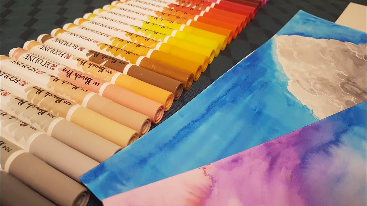 Fun with the Talens Ecoline Brush Pens