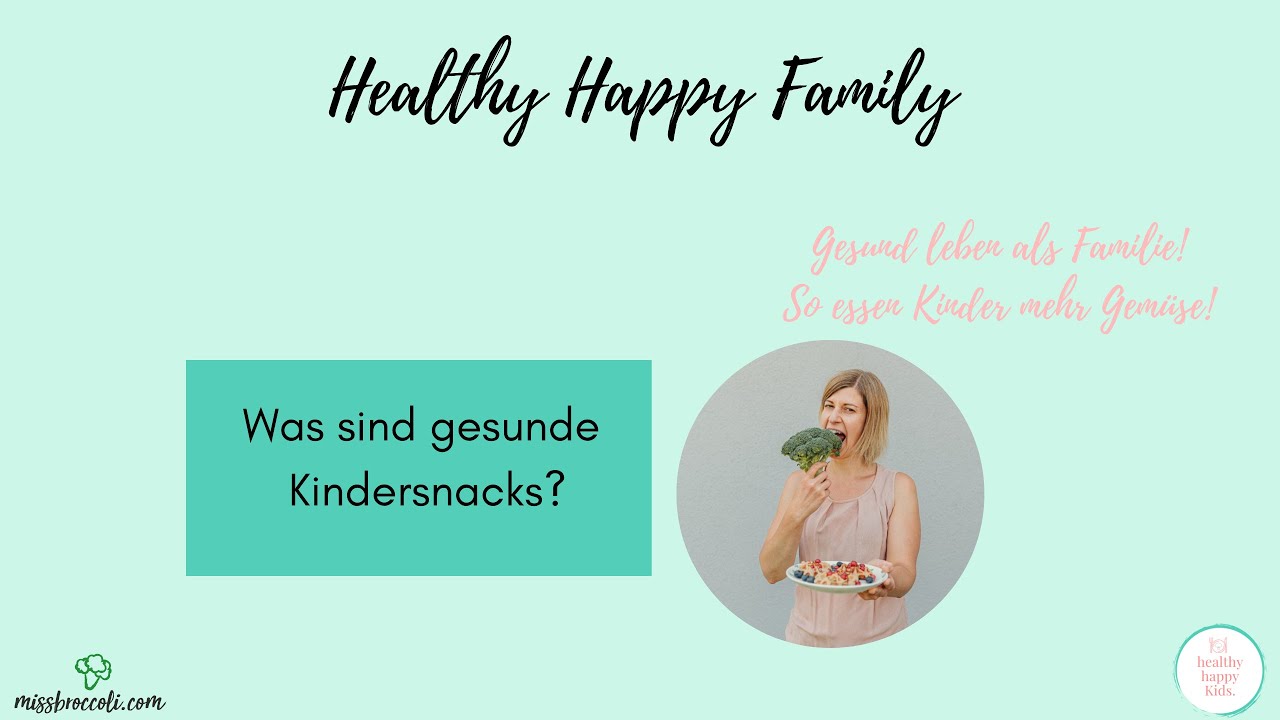 Was sind gesunde Kindersnacks?  Podcast Interview