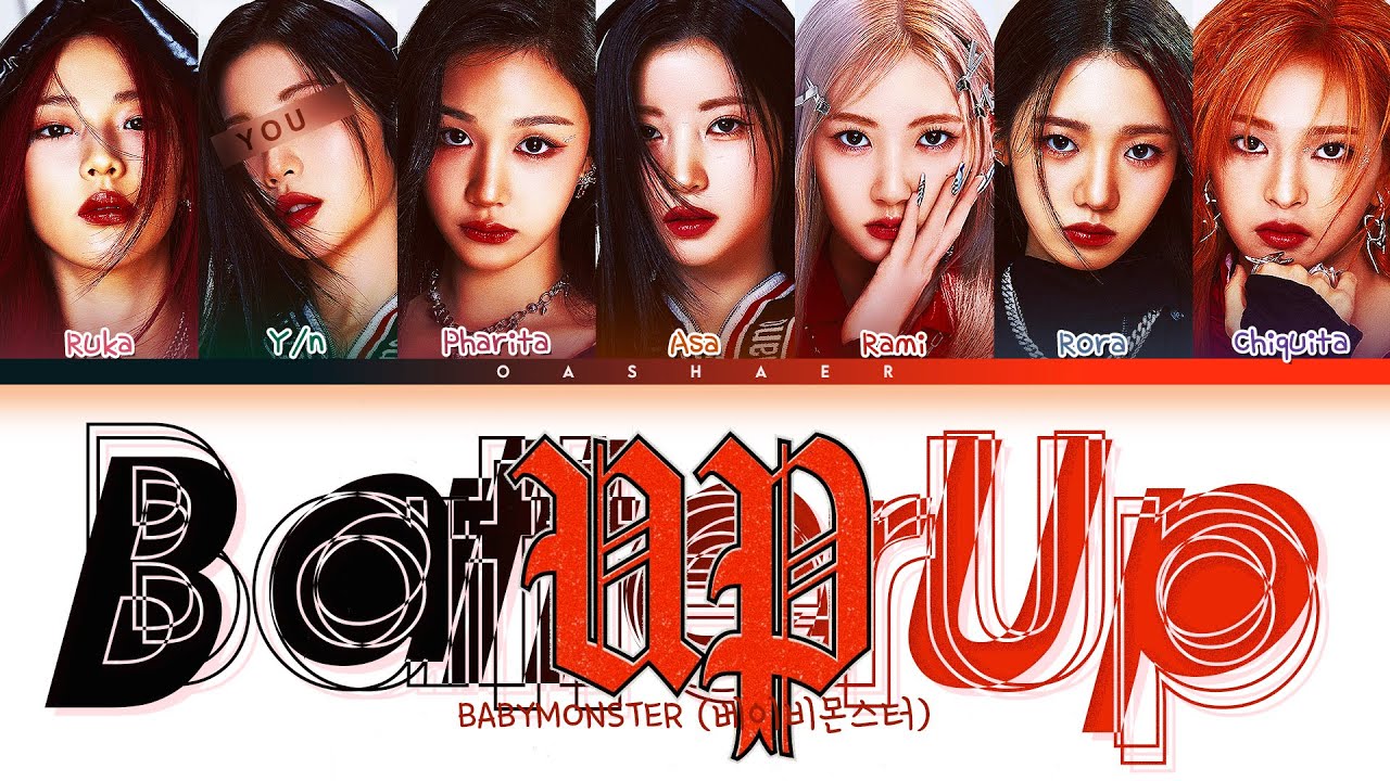 [BABYMONSTER 베이비몬스터] BATTER UP : 7/8 members (You as member) Color Coded Lyrics