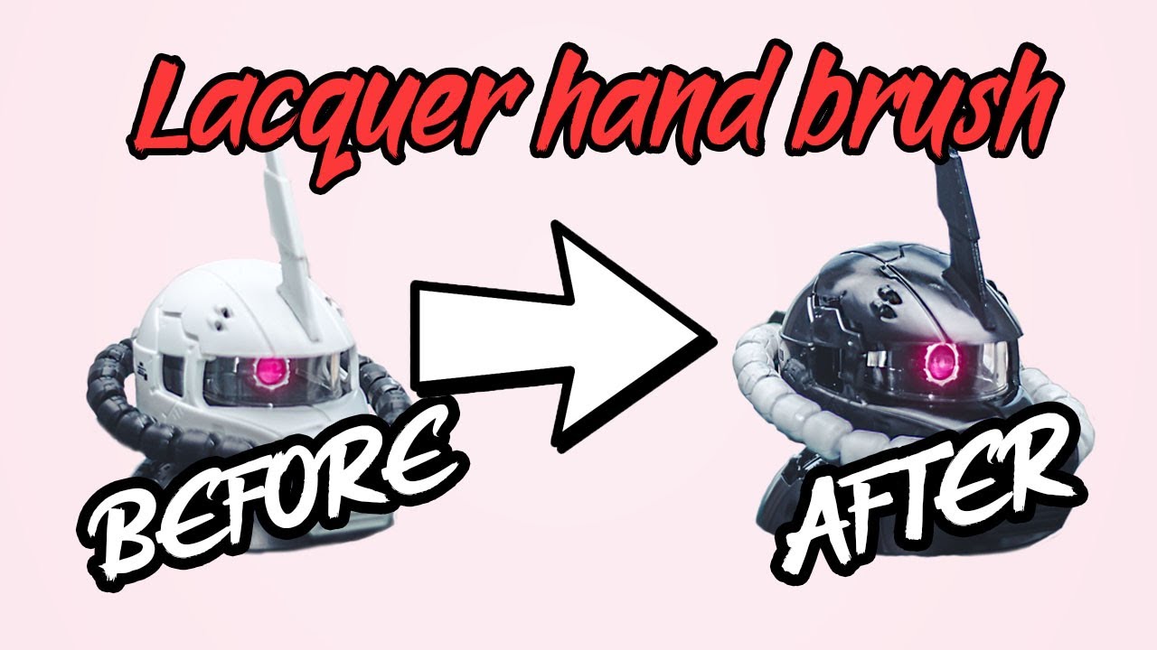 HOW TO HAND BRUSH YOUR GUNPLA WITH LACQUER | GUNDAM | TUTORIAL