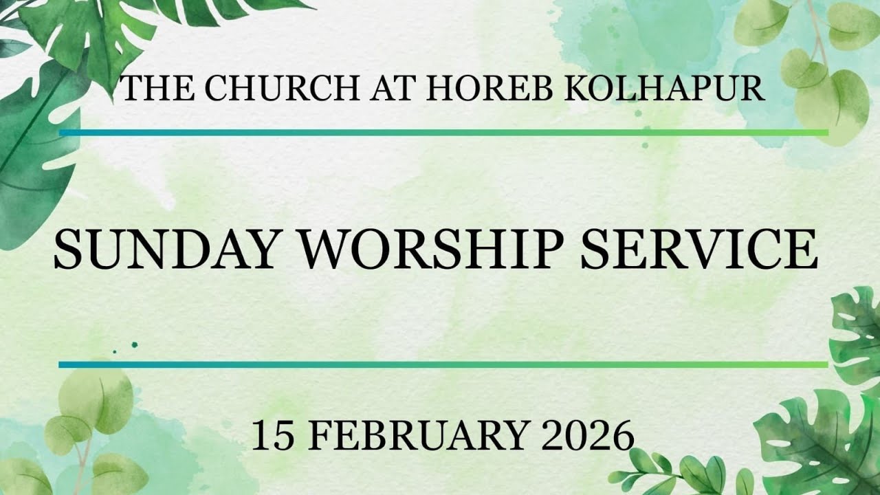 SUNDAY TABLE SERVICE || 15 FEBRUARY 2026