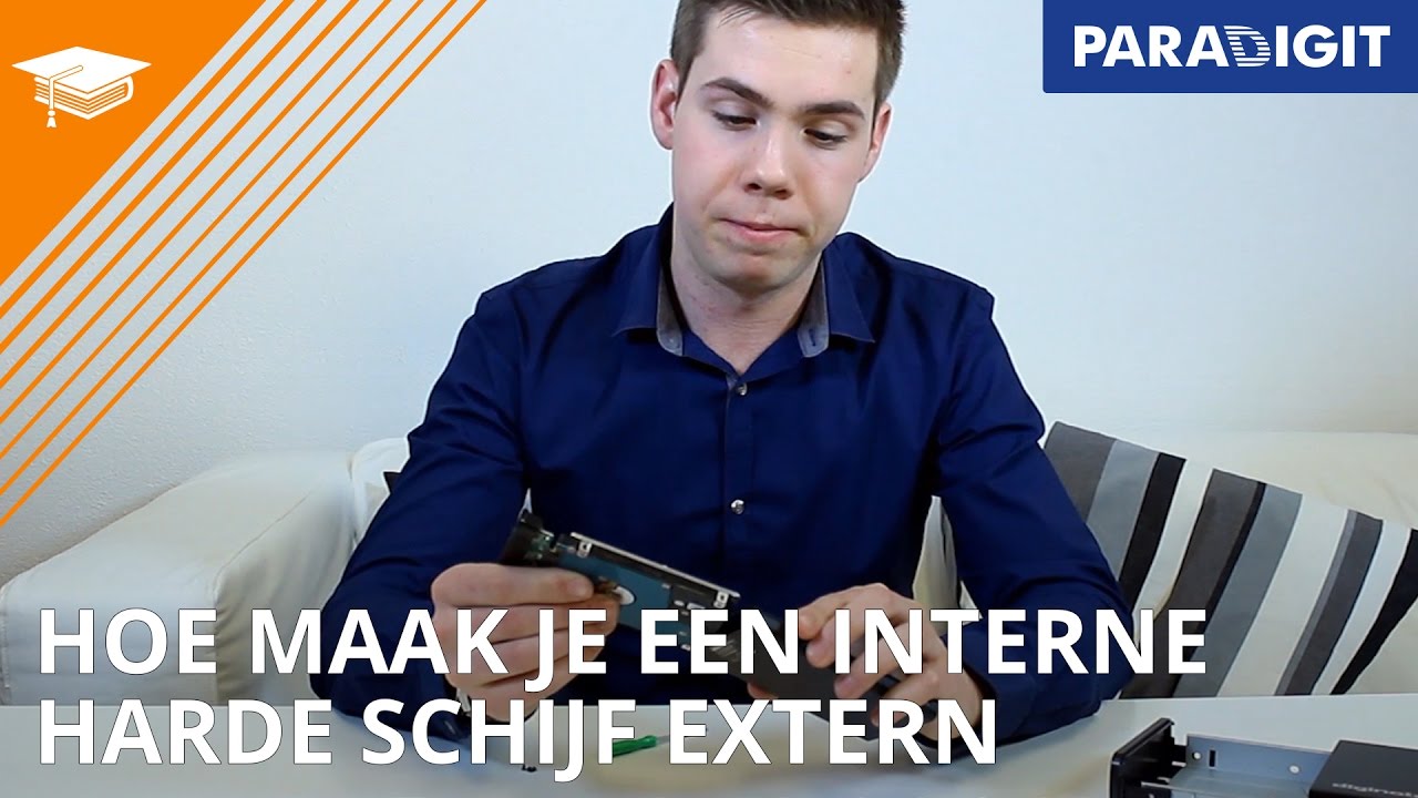 Hoe een interne harde schijf extern maken? | How to | Paradigit