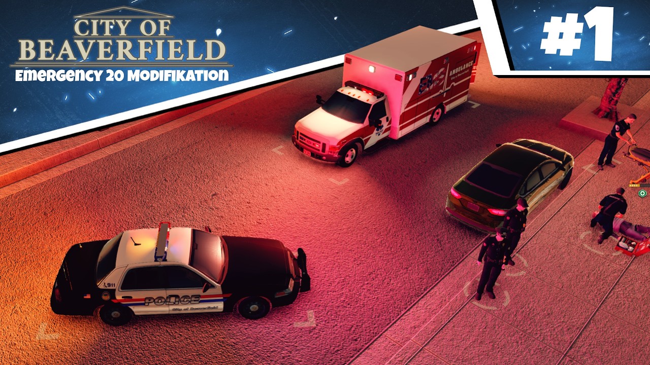 City of Beaverfield [Emergency 20 Modifikation] 🚒 #1 - SCHÜSSE & FLAMMEN! 🔥 Ein blutiger Neustart!