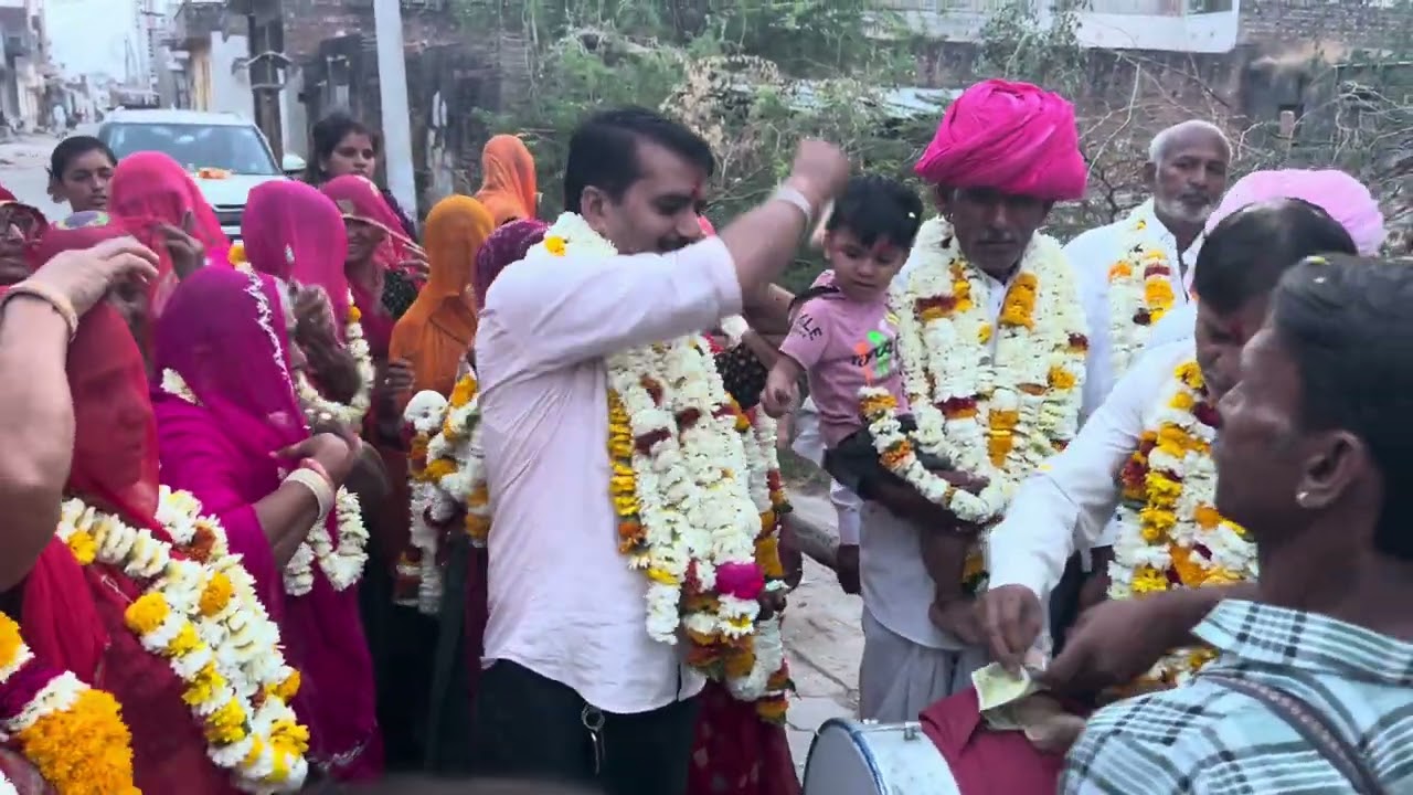 Welcome home form Prayagraj #marvadiprogram #funny #marwadidholthali #marwadi #ritiriwaj 