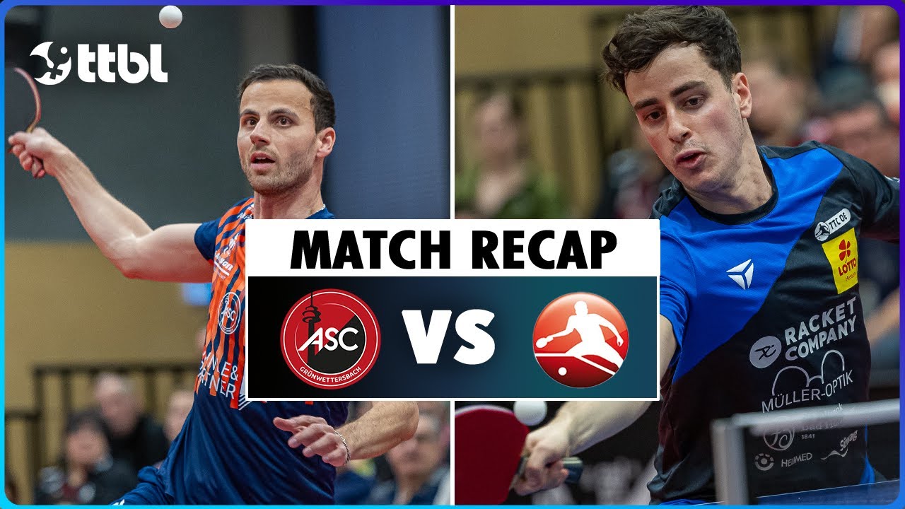 GRÜNWETTERSBACH vs. BAD HOMBURG (Tischtennis Bundesliga Recap) | Matchday 15 | 2025/2026